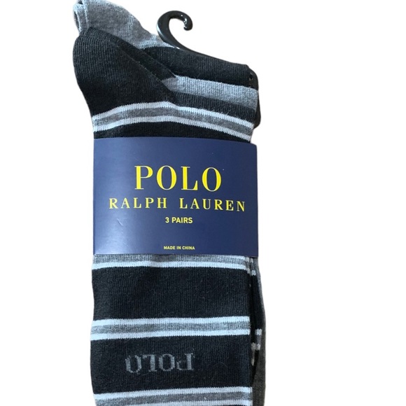 Polo by Ralph Lauren, 3 pair socks - Picture 1 of 3